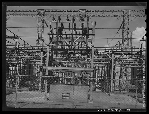 Untitled photo, possibly related to: Sheffield, Alabama. Tennessee Valley Authority (TVA) power is used at the Reynolds plant