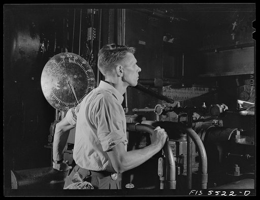 Sheffield, Alabama. Reynolds Alloys Company. Kenneth C. Hall, foreman of a hot mill