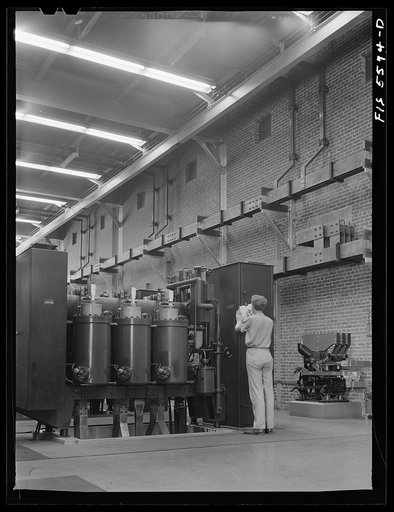 Sheffield, Alabama. Reynolds Metal Company. In the rectifier station