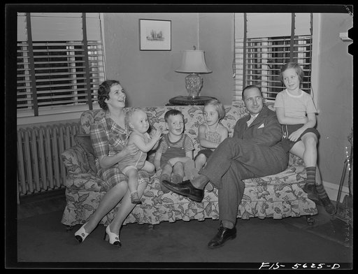Yonkers, New York. Mr. and Mrs. Harold Garrity and family