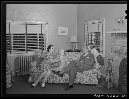 Yonkers, New York. Mr. and Mrs. Garrity and children