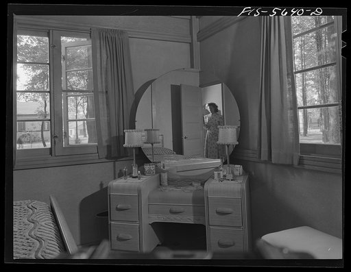 Untitled photo, possibly related to: Middle River, Maryland. Housing development for workers at the Glenn L. Martin aircraft plant. Bedrooms have two windows each