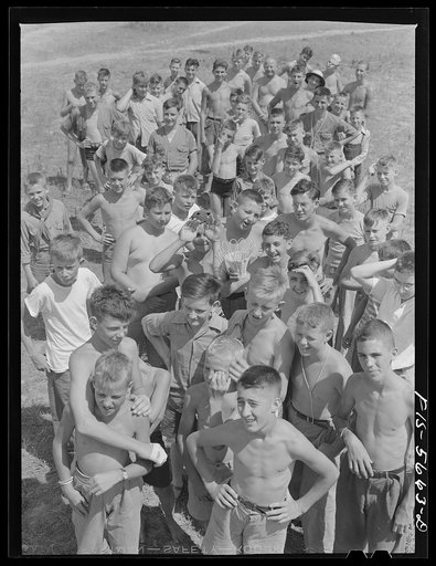 Florence (vicinity), Alabama. Boys at a Boy Scout camp
