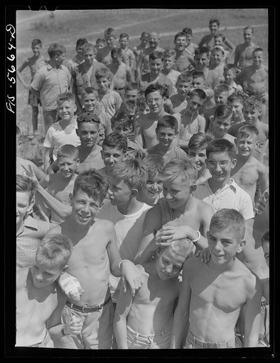 Florence (vicinity), Alabama. Boys at a Boy Scout camp