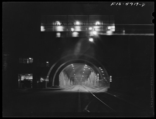 Untitled photo, possibly related to: Pennsylvania Turnpike, Pennsylvania. Tunnel