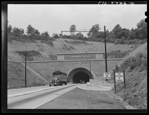 Pennsylvania Turnpike, Pennsylvania. Tunnel