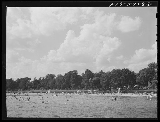 Untitled photo, possibly related to: Lake Geneva, Wisconsin. Vacationists