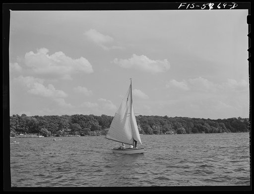 Lake Geneva, Wisconsin. Sailing