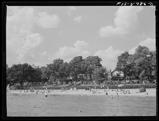 Untitled photo, possibly related to: Lake Geneva, Wisconsin. Vacationists