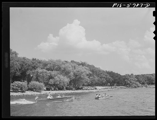 Lake Geneva, Wisconsin. Vacationists