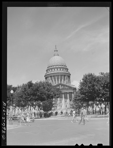 Untitled photo, possibly related to: Madison, Wisconsin. State capitol