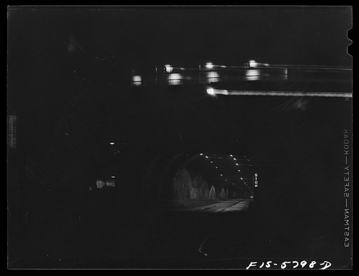 Untitled photo, possibly related to: Pennsylvania Turnpike, Pennsylvania. Tunnel