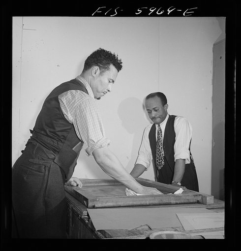 New York, New York. An uncaptioned story dealing with the life of Negros in New York (?), their professions, occupations and recreational activities