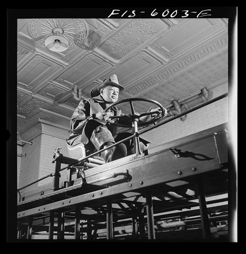 Untitled photo, possibly related to: Negro fireman, New York (?), New York