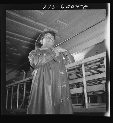 Untitled photo, possibly related to: Negro fireman, New York (?), New York