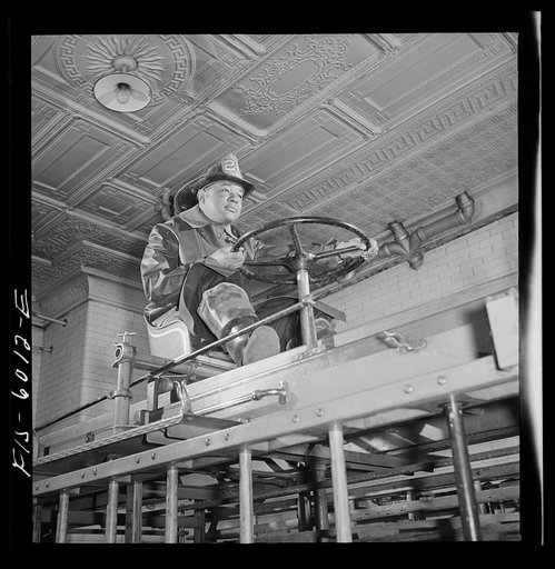 Untitled photo, possibly related to: Negro fireman, New York (?), New York