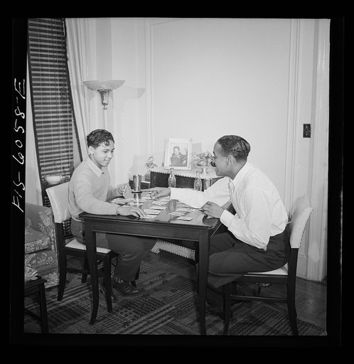 Untitled photo, possibly related to: New York(?), New York. An uncaptioned story dealing with the life of Negroes in New York(?), their professions, occupations, and recreational activities