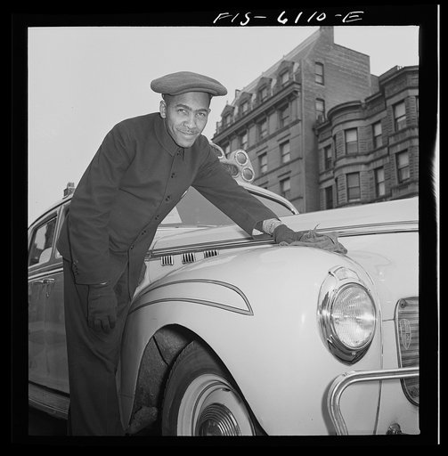 New York(?), New York. Negro taxi driver