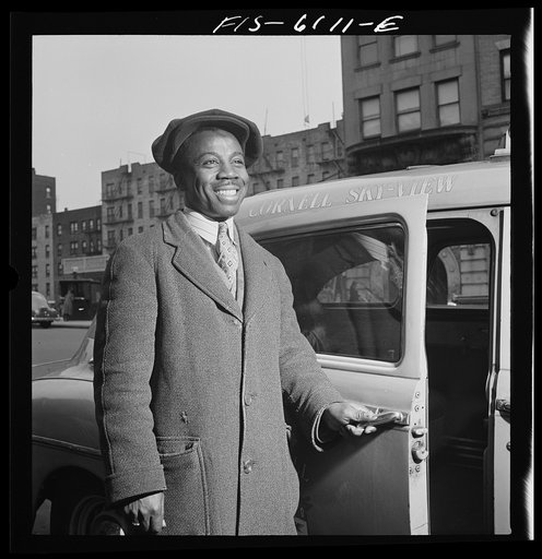 New York(?), New York. Negro taxi driver