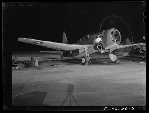 Nashville, Tennessee. "Vengeance" bomber on the field for final installations at the Vultee Aircraft Corporation plant
