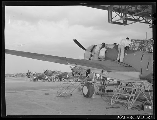 Nashville, Tennessee. Final assembly of the bombing planes. Vultee Aircraft