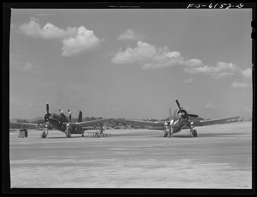 Untitled photo, possibly related to: Nashville, Tennessee. "Vengence" bomber on the field