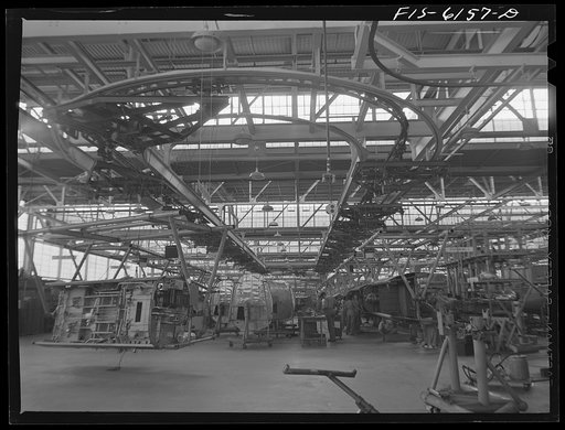 Nashville, Tennessee. Moving assembly line