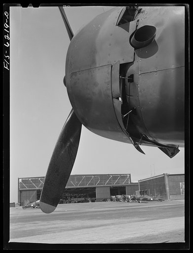 Nashville, Tennessee. Planes outside the final assembly section. Vultee Aircraft Corporation plant