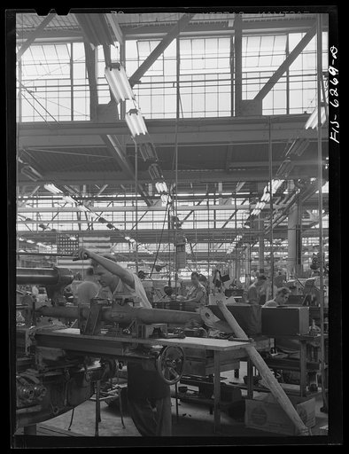 Nashville, Tennessee. In the machine shop division. Vultee Aircraft Corporation plant