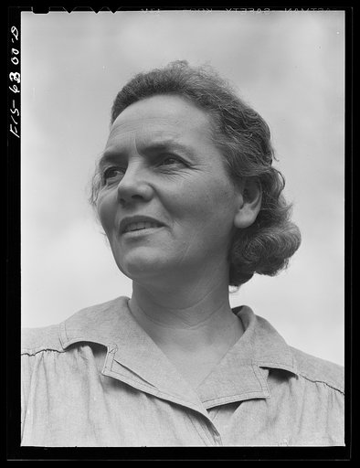 Untitled photo, possibly related to: Vernon County, Wisconsin. Mrs. Minnie Saugstad, a member of the Home Makers' club