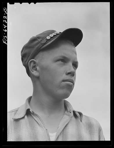 Vernon County, Wisconsin. Robert Saugstad, sixteen years old, member of the 4-H Club and of the Future Farmers of America (FFA)