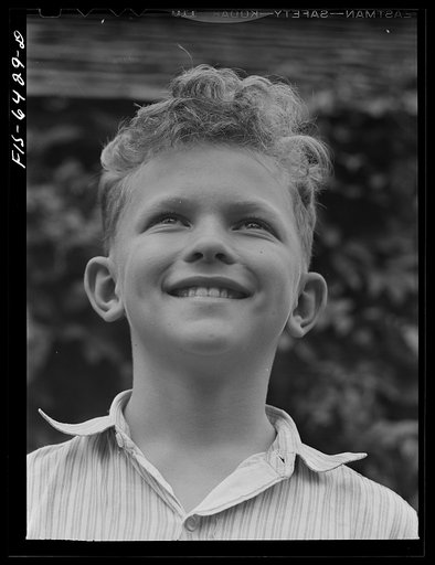 Untitled photo, possibly related to: Vernon County, Wisconsin. Teddy Saugstad, ten years old