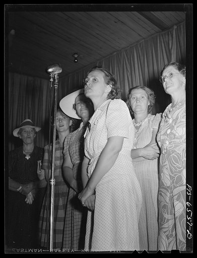 Hayti, Missouri. Cotton carnival. Husband calling contest