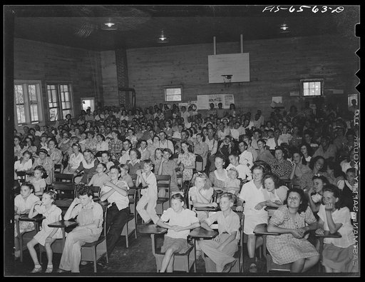 Hayti, Missouri. Cotton carnival. Audience