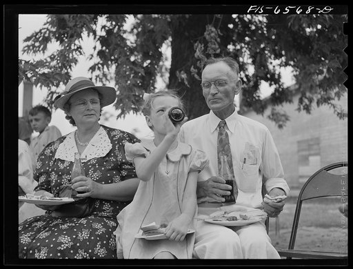 Hayti, Missouri. Cotton carnival. Picnic