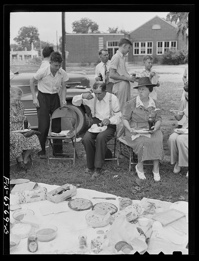 Hayti, Missouri. Cotton carnival. Picnic