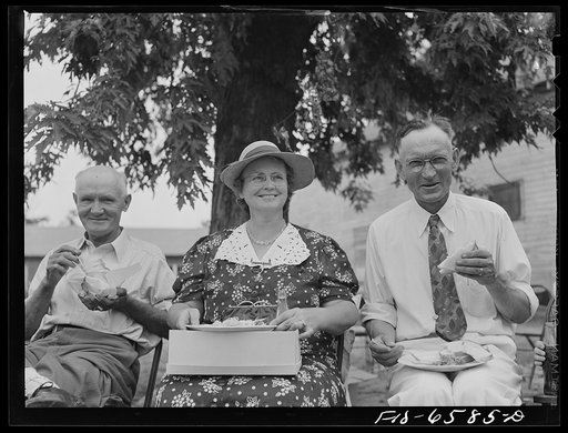 Untitled photo, possibly related to: Hayti, Missouri. Cotton carnival. Picnic