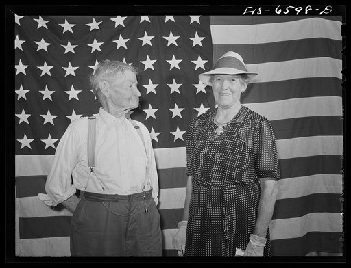 Hayti, Missouri. Cotton carnival. Oldest couple