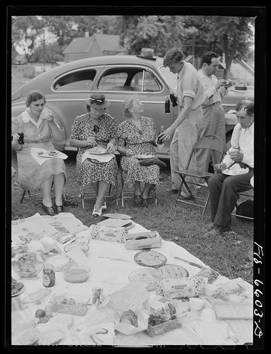 Hayti, Missouri. Cotton carnival. Picnic