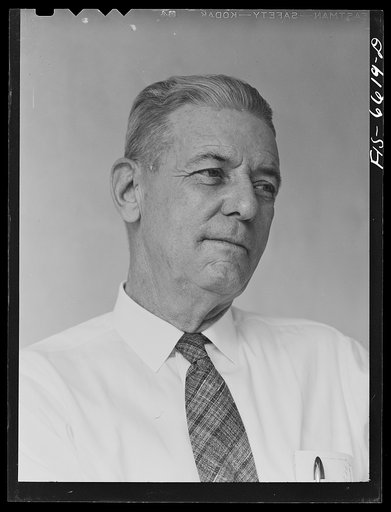 Hayti, Missouri. President of the U.S. Rural Electrification Administration (REA) cooperative