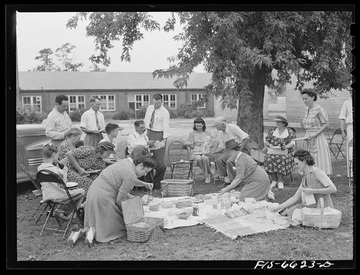 Hayti, Missouri. Cotton carnival. Picnic