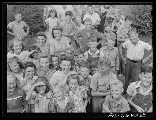 Dunklin County, Missouri. Schoolchildren