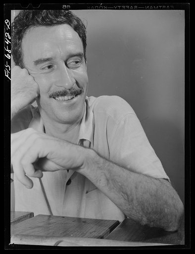Untitled photo, possibly related to: New York, New York. Bill O'Brian and Irish American sculptor