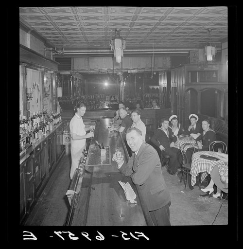 New York, New York. O'Reilly's bar on Third Avenue in the "Fifties"