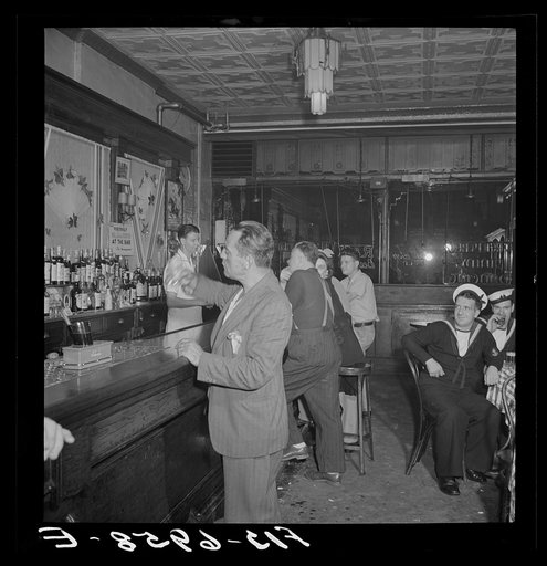 New York, New York. O'Reilly's bar on Third Avenue in the "Fifties"