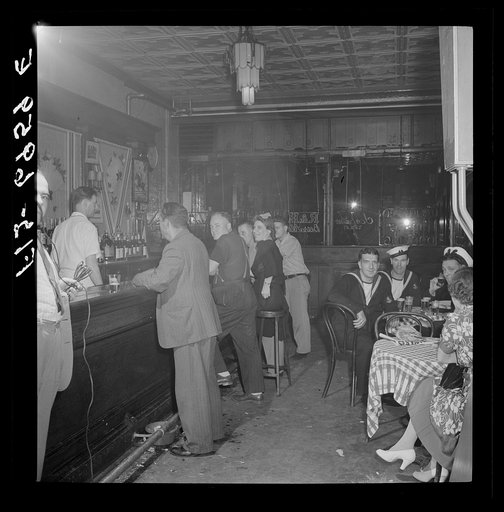Untitled photo, possibly related to: New York, New York. O'Reilly's bar on Third Avenue in the "Fifties"
