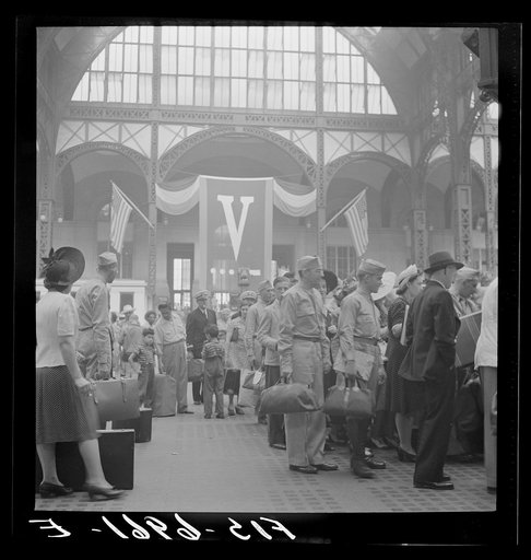 New York, New York. Pennsylvania railroad station