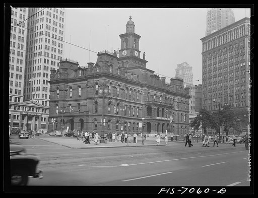 Detroit, Michigan. City hall