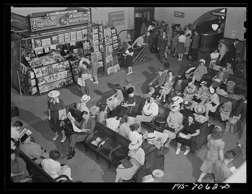Detroit, Michigan. Greyhound bus depot