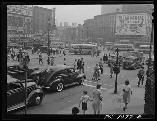 Detroit, Michigan. Cadillac Square